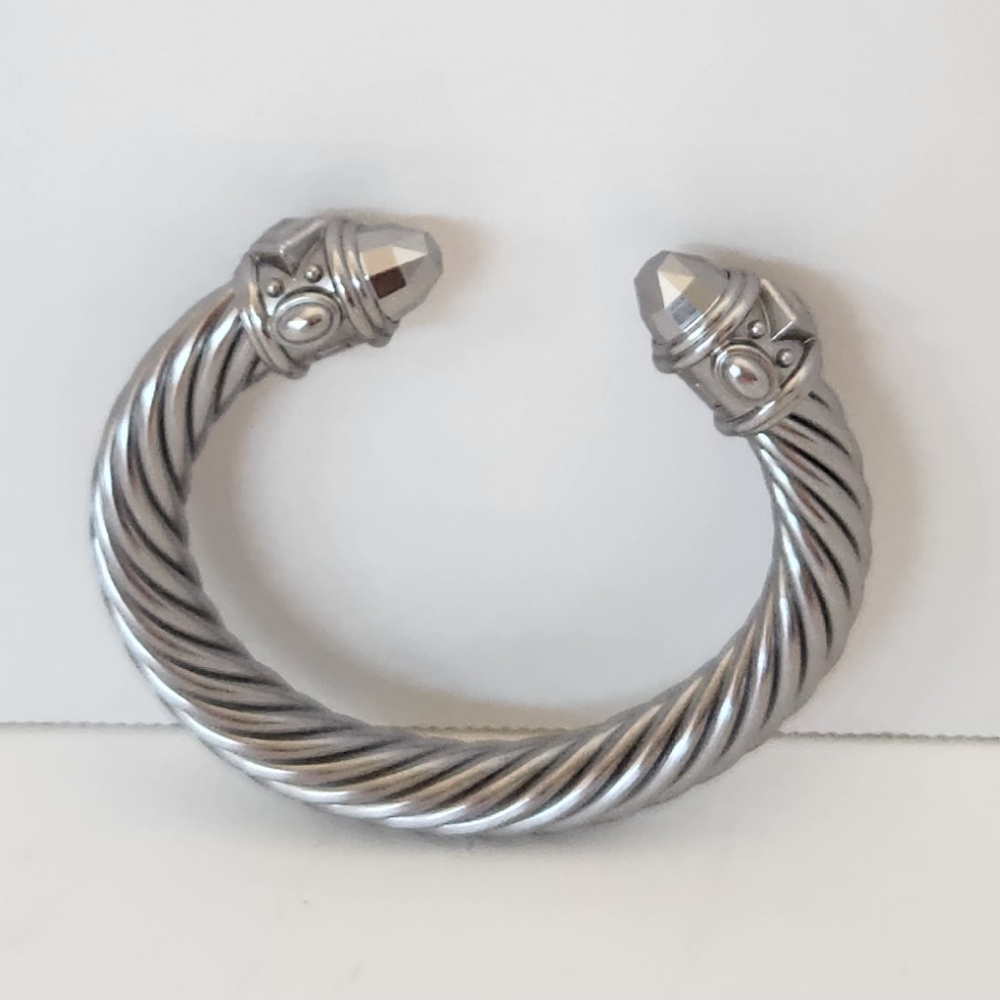 David Yurman Silver Cable Bracelet